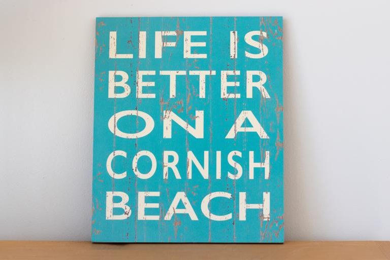 Life is better on a Cornish Beach