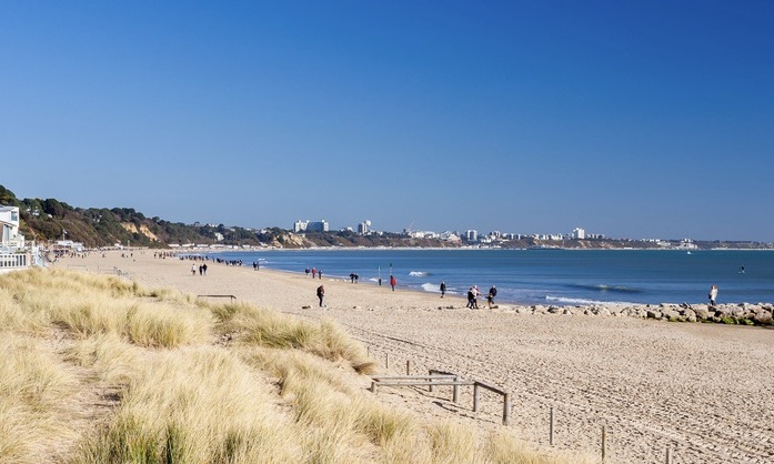 Sandbanks award winning Blue Flag beach